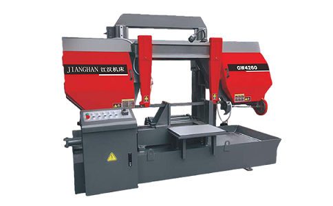 潜江经济开发区龙门带锯床运行中途停止切割产生的原因是什么？